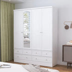 78.7H Armoire Double L'Élégance et l'Utilité Se Rencontrent