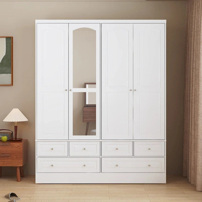78.7H Armoire Double L'Élégance et l'Utilité Se Rencontrent