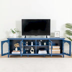 Meuble TV élégant de 71 pouces, meuble de divertissement, support TV