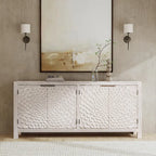 Buffet 4 portes crème vintage