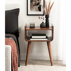 Table d'appoint en bois - 18x14x27