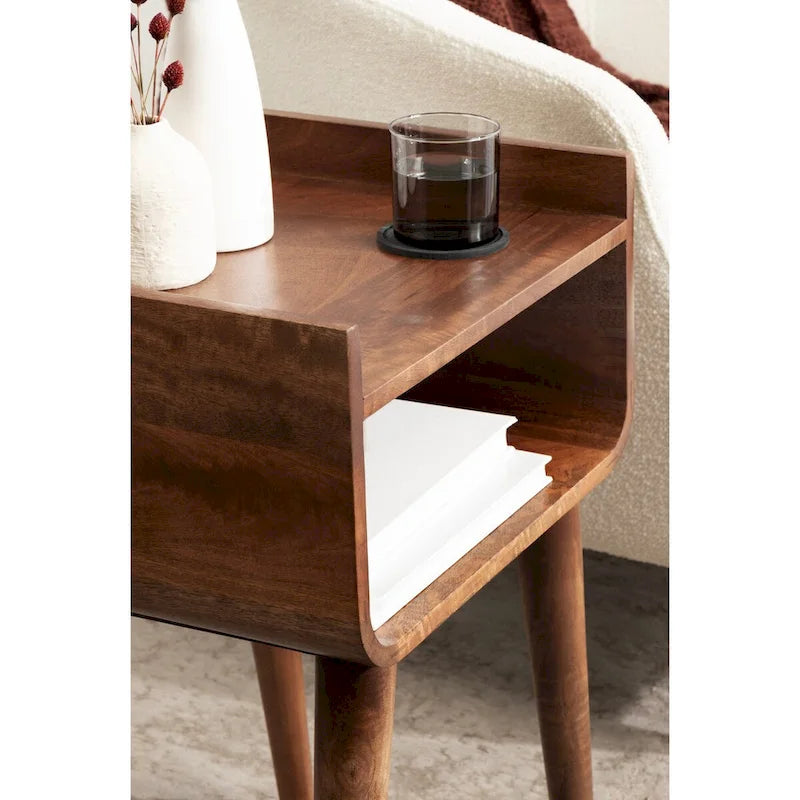 Table d'appoint en bois - 18x14x27