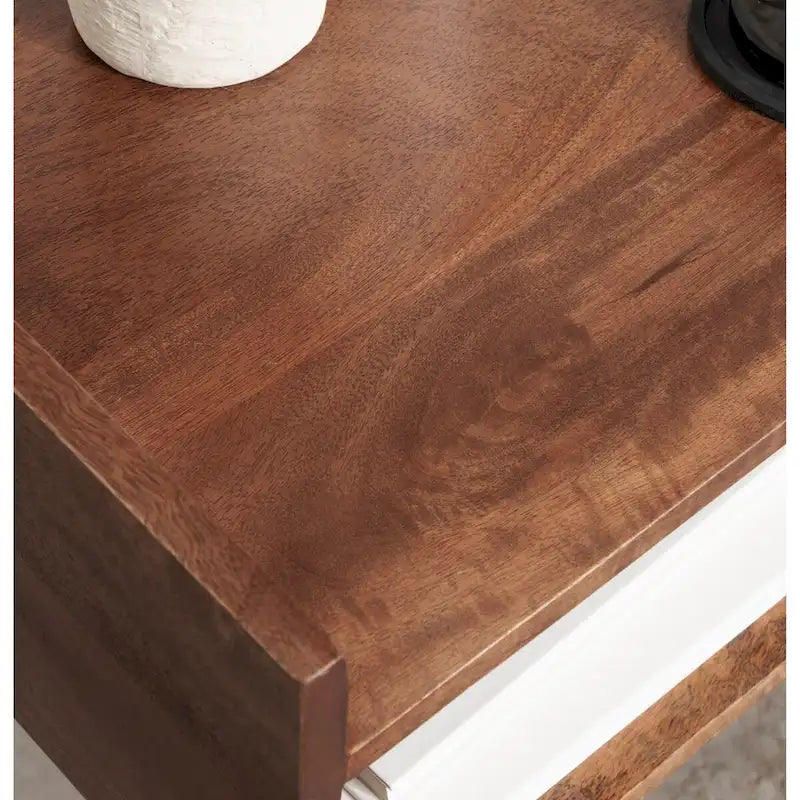 Table d'appoint en bois - 18x14x27