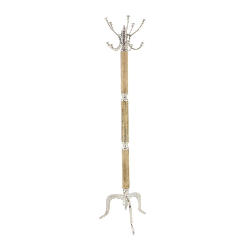 Porte-manteau en métal aluminium - Argent ou or