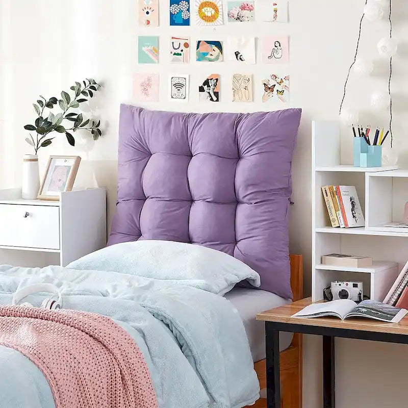 Tête de lit capitonnée moelleuse pour chambre d'étudiant