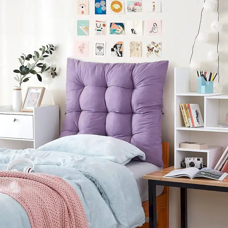 Tête de lit capitonnée moelleuse pour chambre d'étudiant