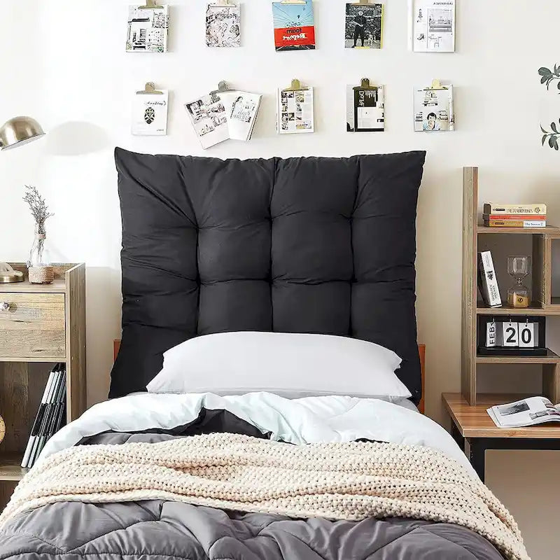 Tête de lit capitonnée moelleuse pour chambre d'étudiant