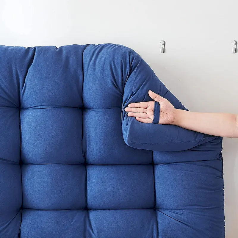 Tête de lit capitonnée moelleuse pour chambre d'étudiant