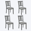 Chaises de salle à manger hauteur comptoir avec sièges rembourrés (paquet de 4)