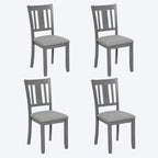 Chaises de salle à manger hauteur comptoir avec sièges rembourrés (paquet de 4)