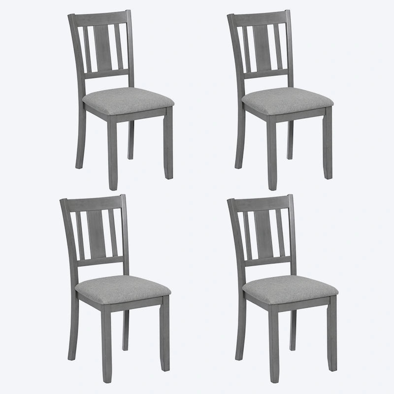 Chaises de salle à manger hauteur comptoir avec sièges rembourrés (paquet de 4)