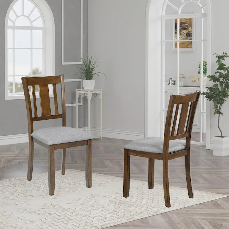 Chaises de salle à manger hauteur comptoir avec sièges rembourrés (paquet de 4)