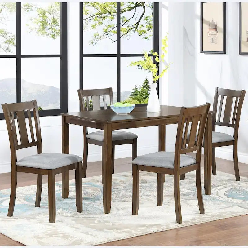 Chaises de salle à manger hauteur comptoir avec sièges rembourrés (paquet de 4)