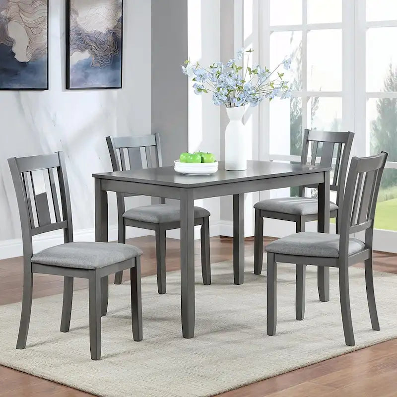 Chaises de salle à manger hauteur comptoir avec sièges rembourrés (paquet de 4)