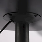 Table de bar ronde pivotante à 360° réglable en hauteur de 63,5 à 88,9 cm